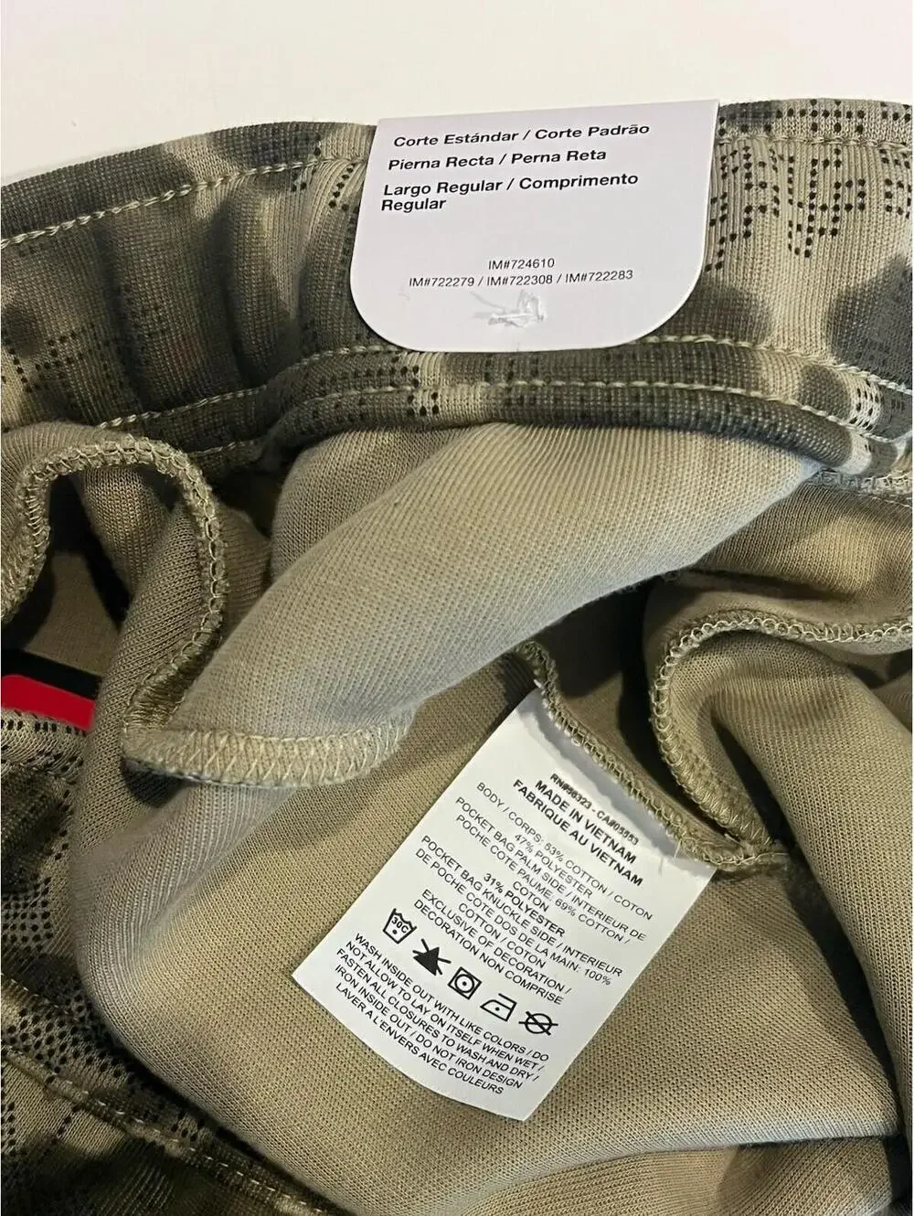 $280 Nike Sportswear Club Fleece Cargo Pants &Hoodie Men’s S  Green Camo II1324 - Picture 12 of 16